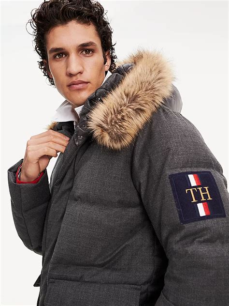 faux fur jacket tommy hilfiger